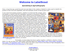 Tablet Screenshot of labelscout.com